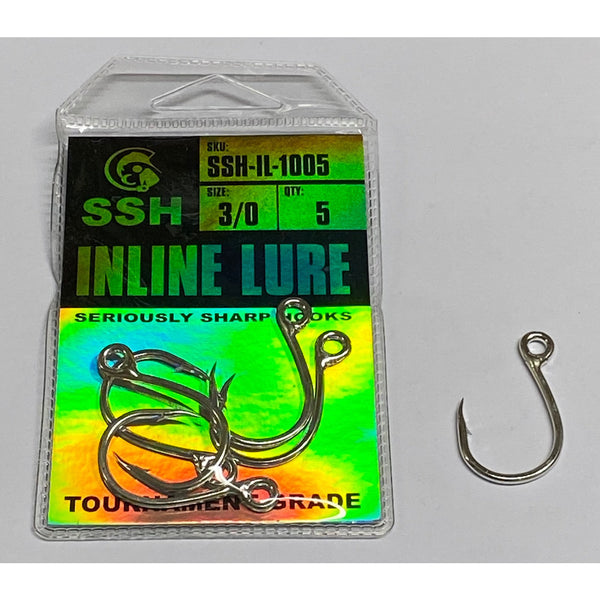 bait the hook well the fish will bite INLINE LURE